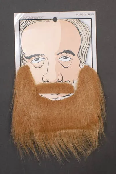 Lumberjack Light Brown Beard and Moustache Set