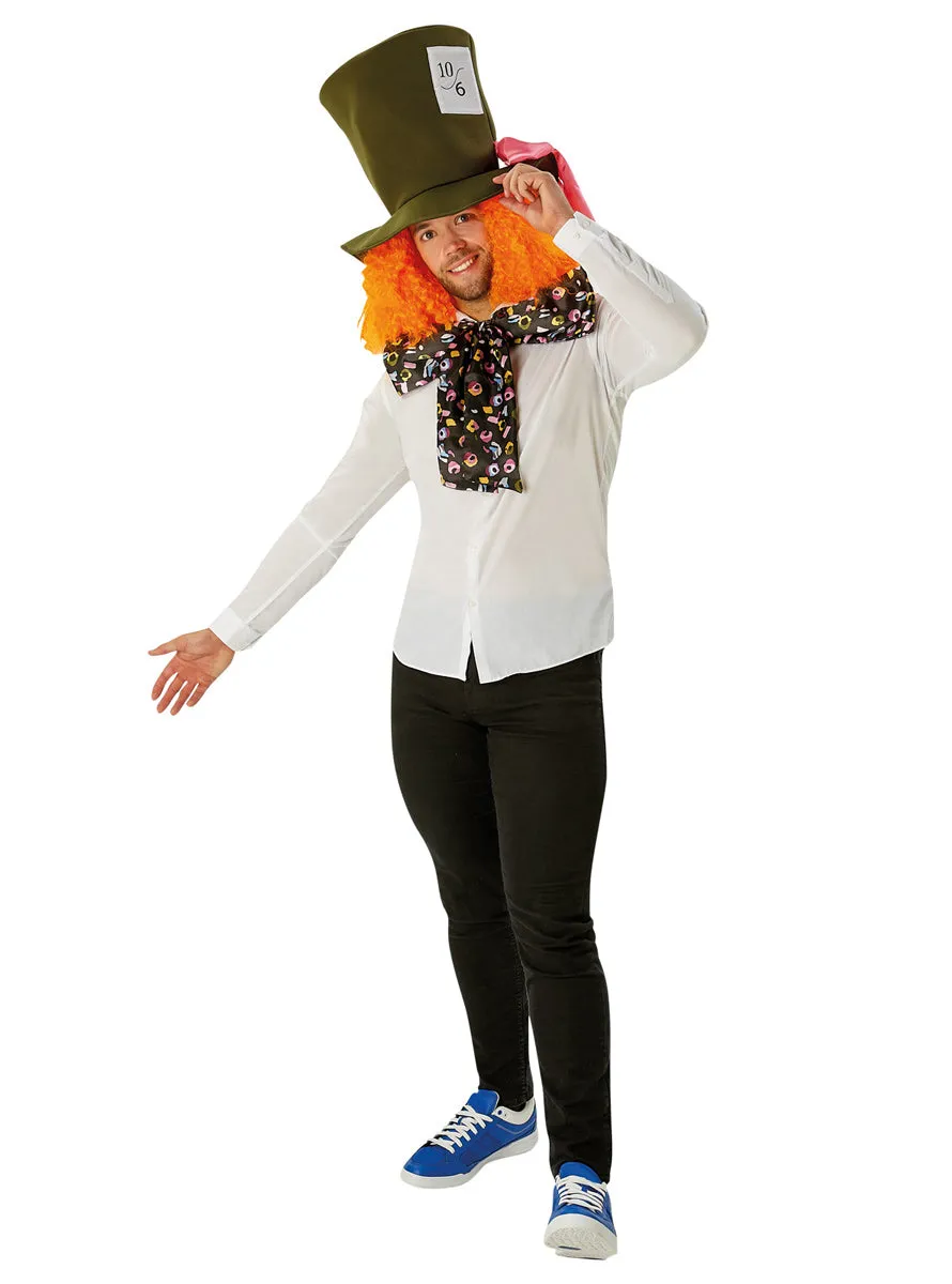 Mad Hatter Mens Alice In Wonderland Costume Accessory Set