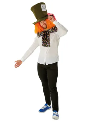 Mad Hatter Mens Alice In Wonderland Costume Accessory Set