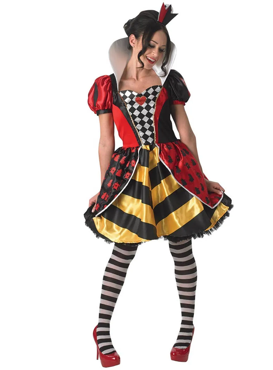 Mad Queen Of Hearts Womens Disney Costume