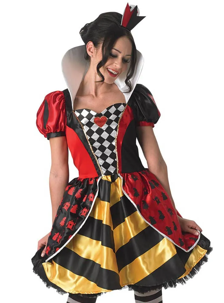 Mad Queen Of Hearts Womens Disney Costume