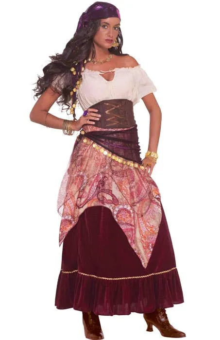 Madame Mystique Womens Gypsy Costume