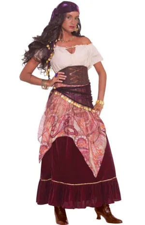 Madame Mystique Womens Gypsy Costume