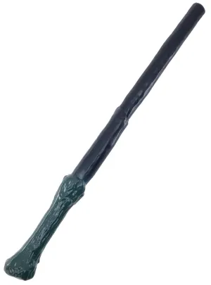 Magical Black Wooden Look Wizard Costume Wand