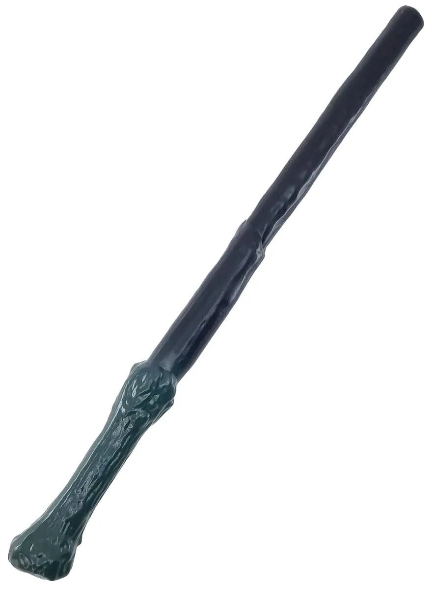 Magical Black Wooden Look Wizard Costume Wand