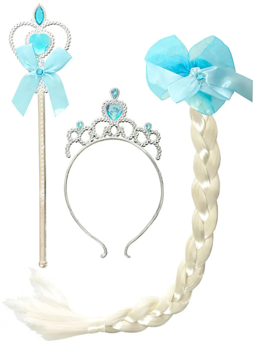 Magical Blue Ice Queen 3 Piece Accessory Set
