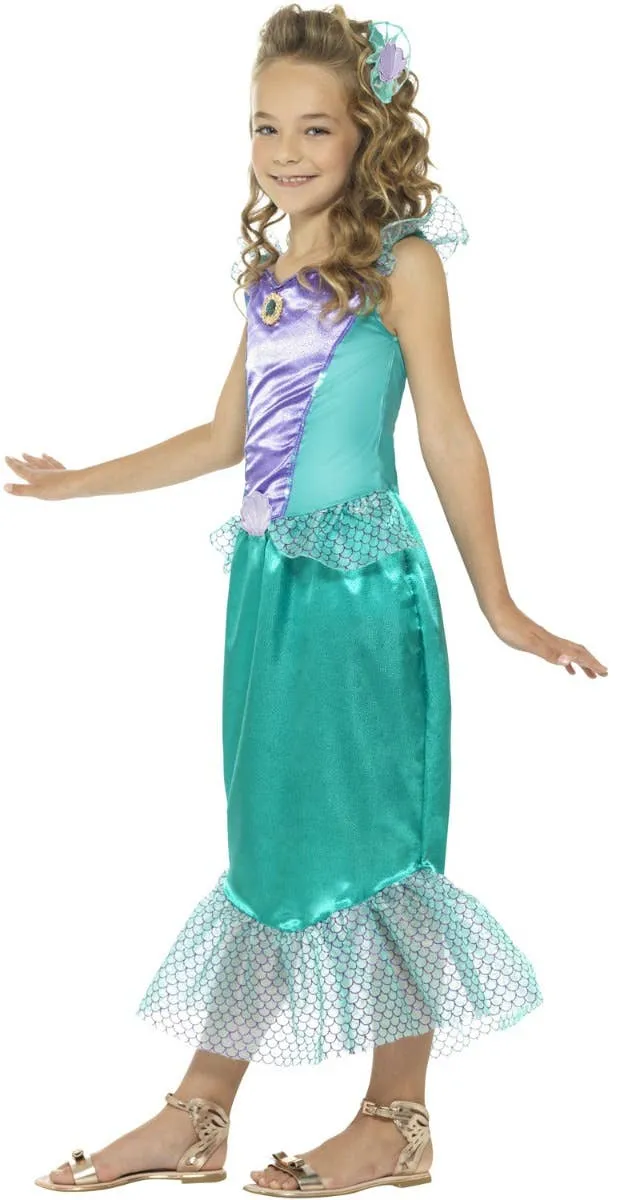 Magical Green Mermaid Girls Book Week Costume