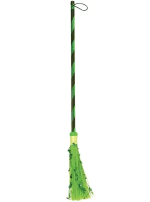Magical Green Witch Broom Stick