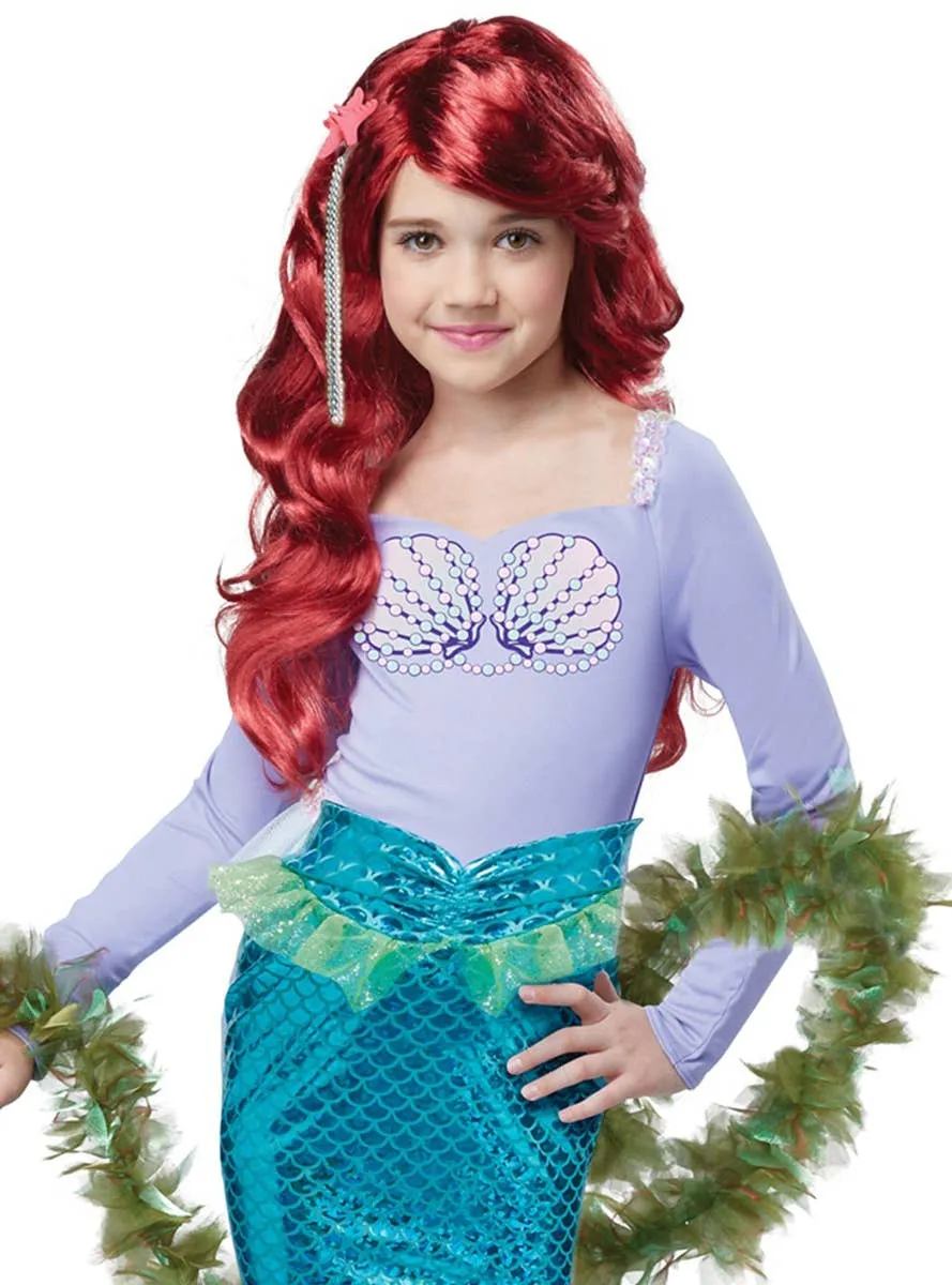 Magical Underwater Mermaid Girls Fancy Dress Costume