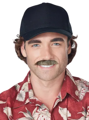 Magnum Moe Mens Retro Costume Moustache
