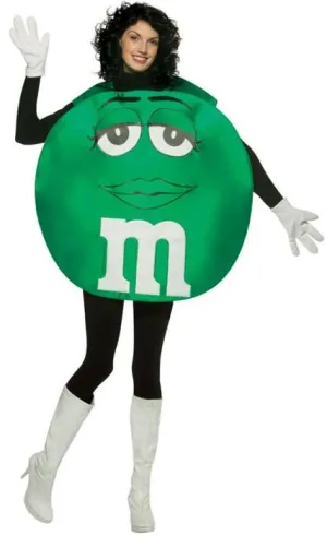 M&M's Adults Green Character Costume