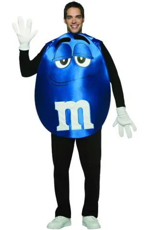 M&M's Mens Blue Character Costume