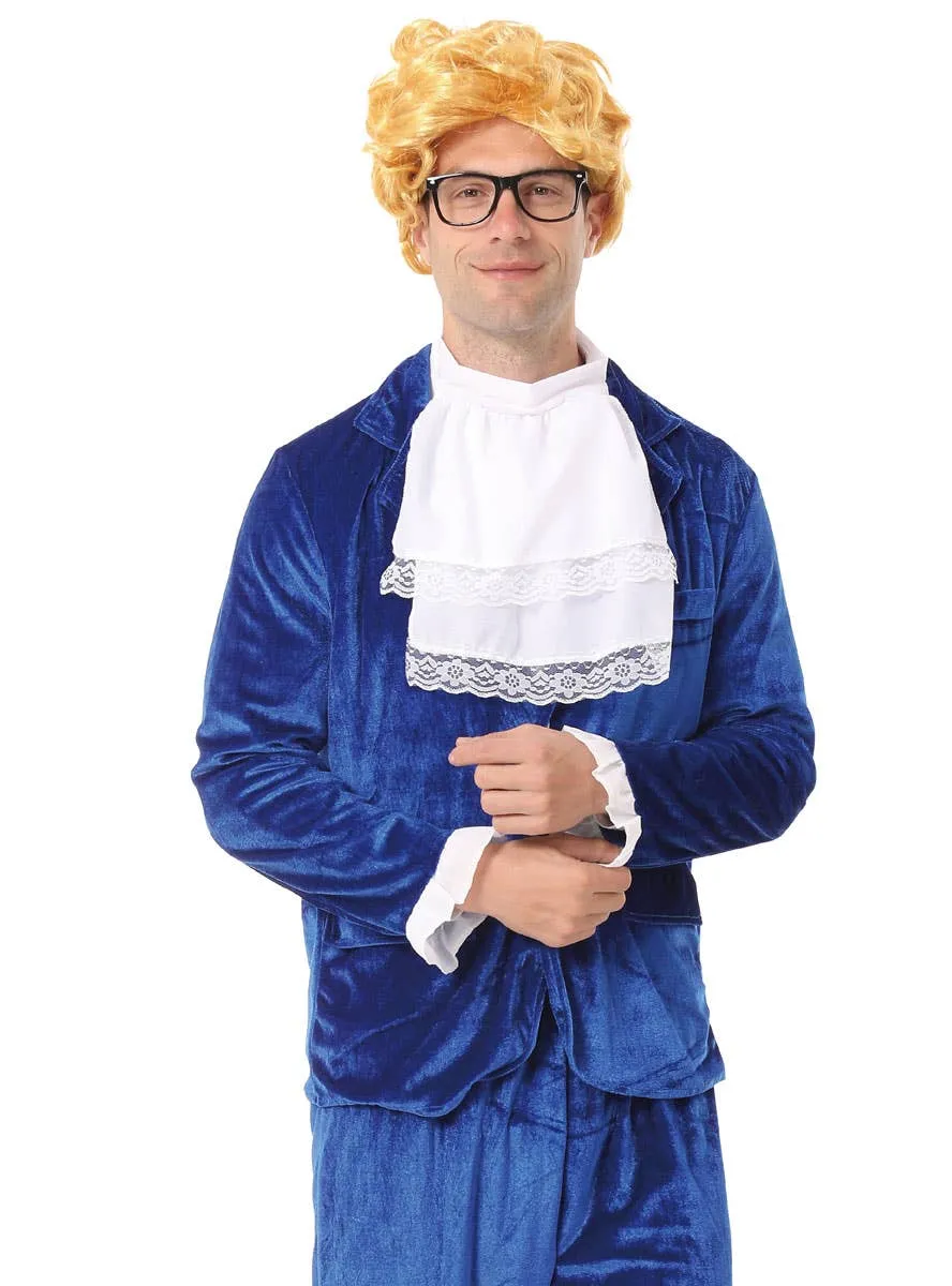 Man of Mystery Mens Blue Austin Powers Costume