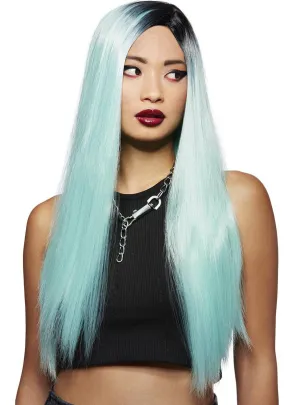 Manic Panic Sea Nymph Long Mint Green Costume Wig
