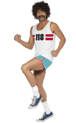 Marathon Man 70s Runner Fancy Dress Costume
