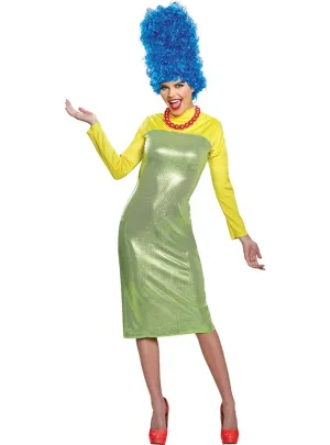 Marge Simpson Womens Deluxe Fancy Dress Costume