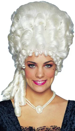 Marie Antoinette Platinum Blonde Womens Costume Wig