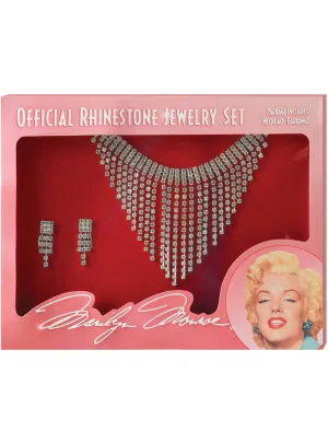 Marilyn Monroe Deluxe Rhinestone Jewellery Set