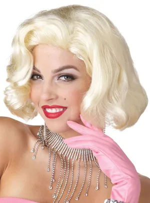 Marilyn Monroe Womens Sexy Blonde Costume Wig