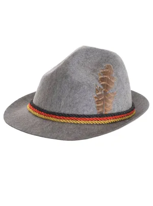 Marle Grey Adults Oktoberfest Costume Hat