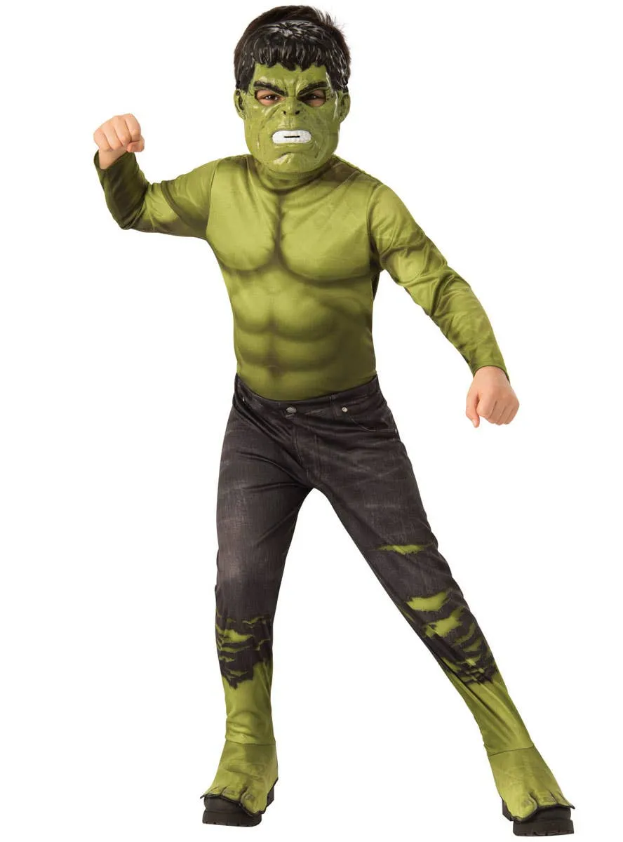 Marvel Comics Boys Classic Hulk Costume