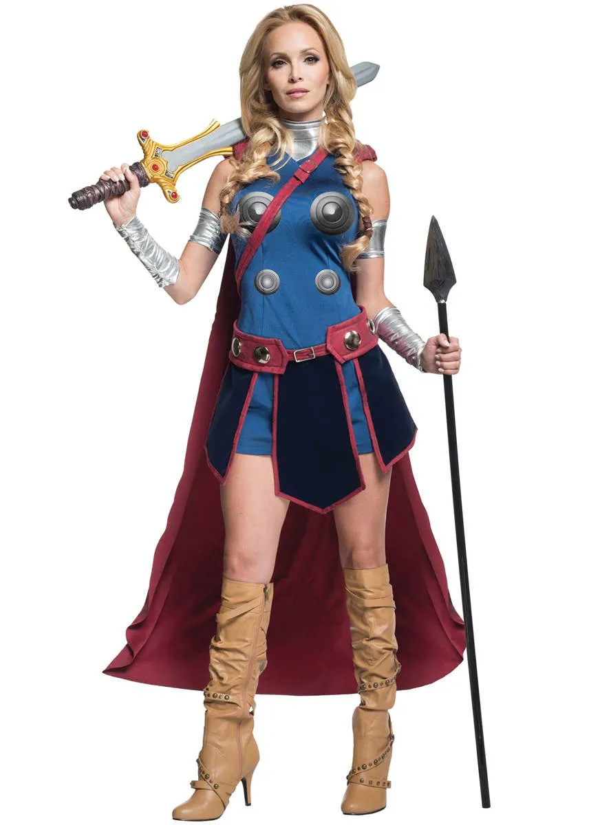 Marvel Comics Valkyrie Womens Fancy Dress Costume