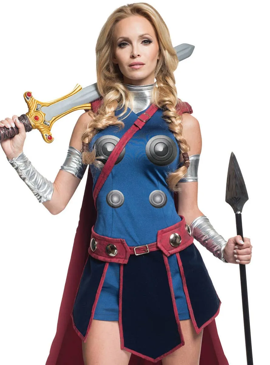 Marvel Comics Valkyrie Womens Fancy Dress Costume