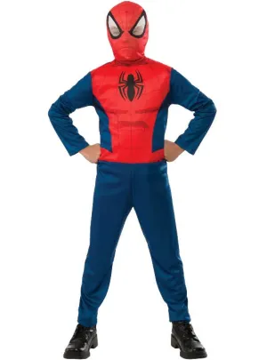 Marvel Superhero Classic Spiderman Boys Costume