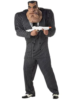 Massive Mobster Mens Funny 20s Gangster Costume