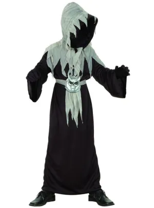 Master of Shadows Boys Hooded Halloween Costume