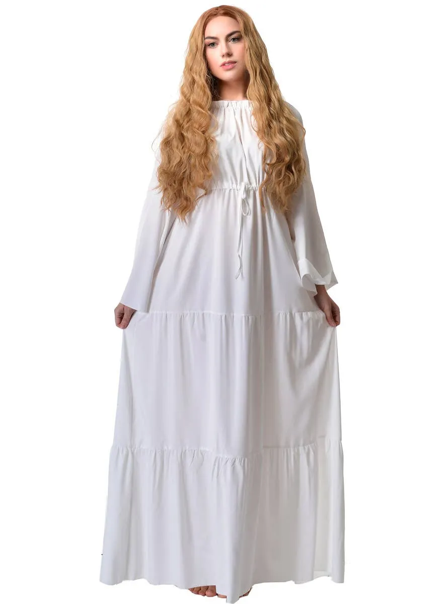 Medieval Crimson Red Womens Costume Dress