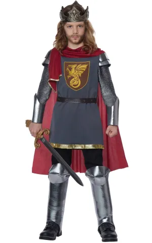 Medieval King Boys Fancy Dress Costume