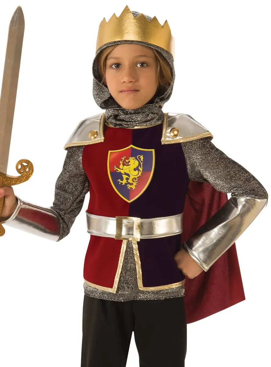 Medieval Knight Boys Deluxe Dress Up Costume