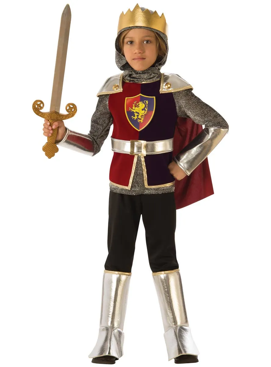 Medieval Knight Boys Deluxe Dress Up Costume