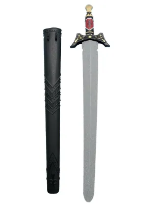 Medieval Knight Costume Sword and Sheath