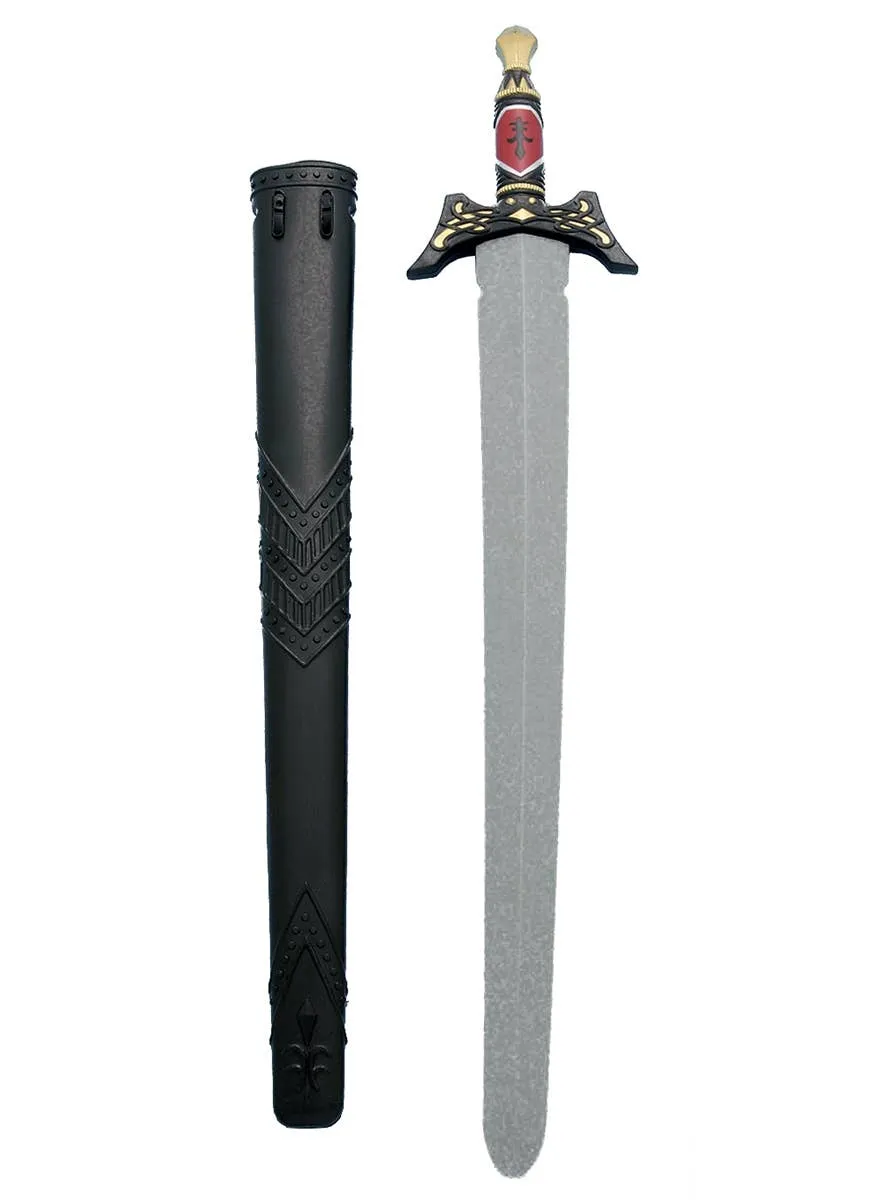 Medieval Knight Costume Sword and Sheath