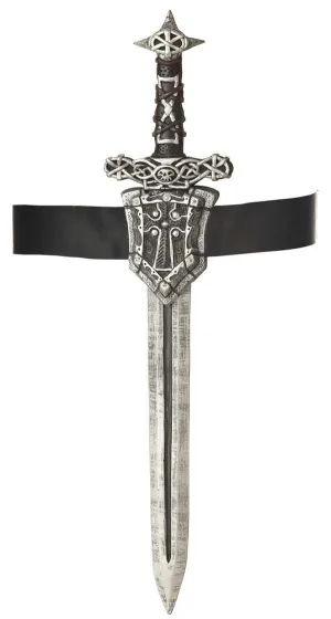 Medieval Knight Sword and Sheath Accessory Set