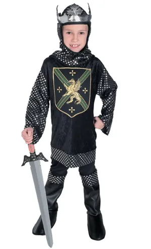 Medieval Knight Warrior Boys Fancy Dress Costume