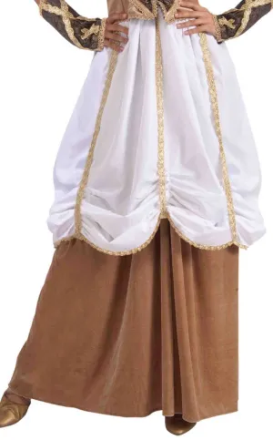 Medieval Lady Womens Costume Skirt