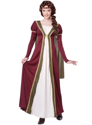 Medieval Maiden Womens Fancy Dress Costume
