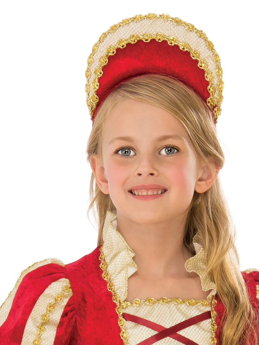 Medieval Princess Girls Red Costume