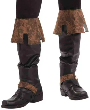 Medieval Renaissance King Deluxe Boot Covers
