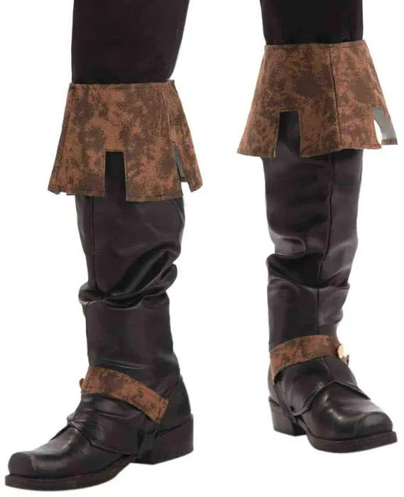 Medieval Renaissance King Deluxe Boot Covers