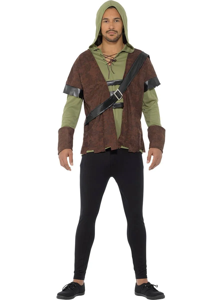 Medieval Robin Hood Mens Fancy Dress Costume