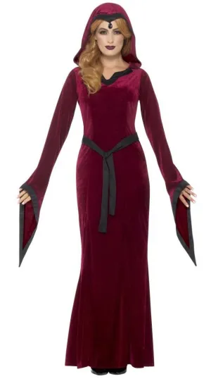 Medieval Vampiress Womens Halloween Fancy Dress Costume