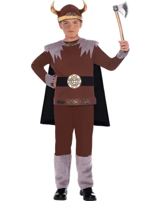 Medieval Viking Hero Boys Dress Up Costume