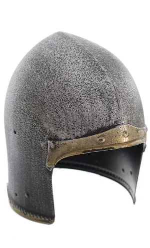 Medieval Warrior Silver and Gold Costume Helmet
