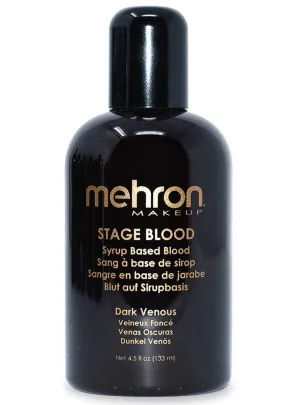 Medium 133ml Gruesome Dark Venous Stage Blood By Mehron