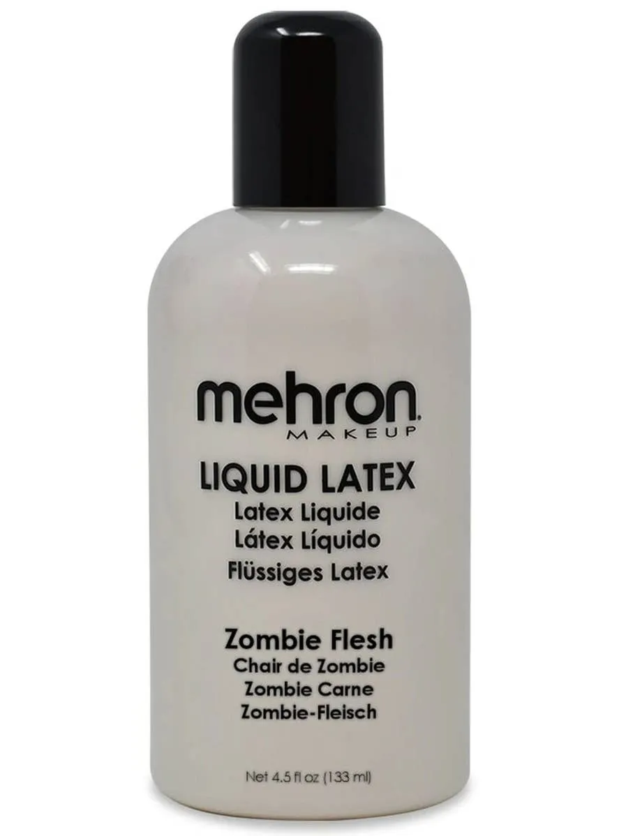 Medium 133ml Theatrical Quality Zombie Grey Liquid Latex
