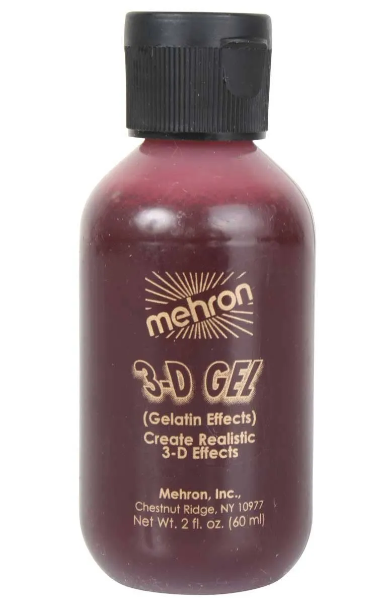 Medium 60ml Blood Red 3-D Gel Special Effects Halloween Makeup